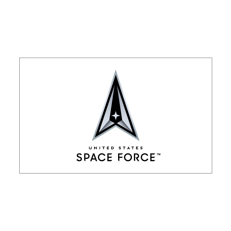 Space Force Flag - Black or White - 3' x 5' (Nylon)