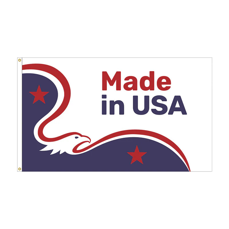 U.S. FLAGS - 2-Ply Polyester (Heavy Duty Outdoor) Made in the U.S.A.! (Multiple Sizes)