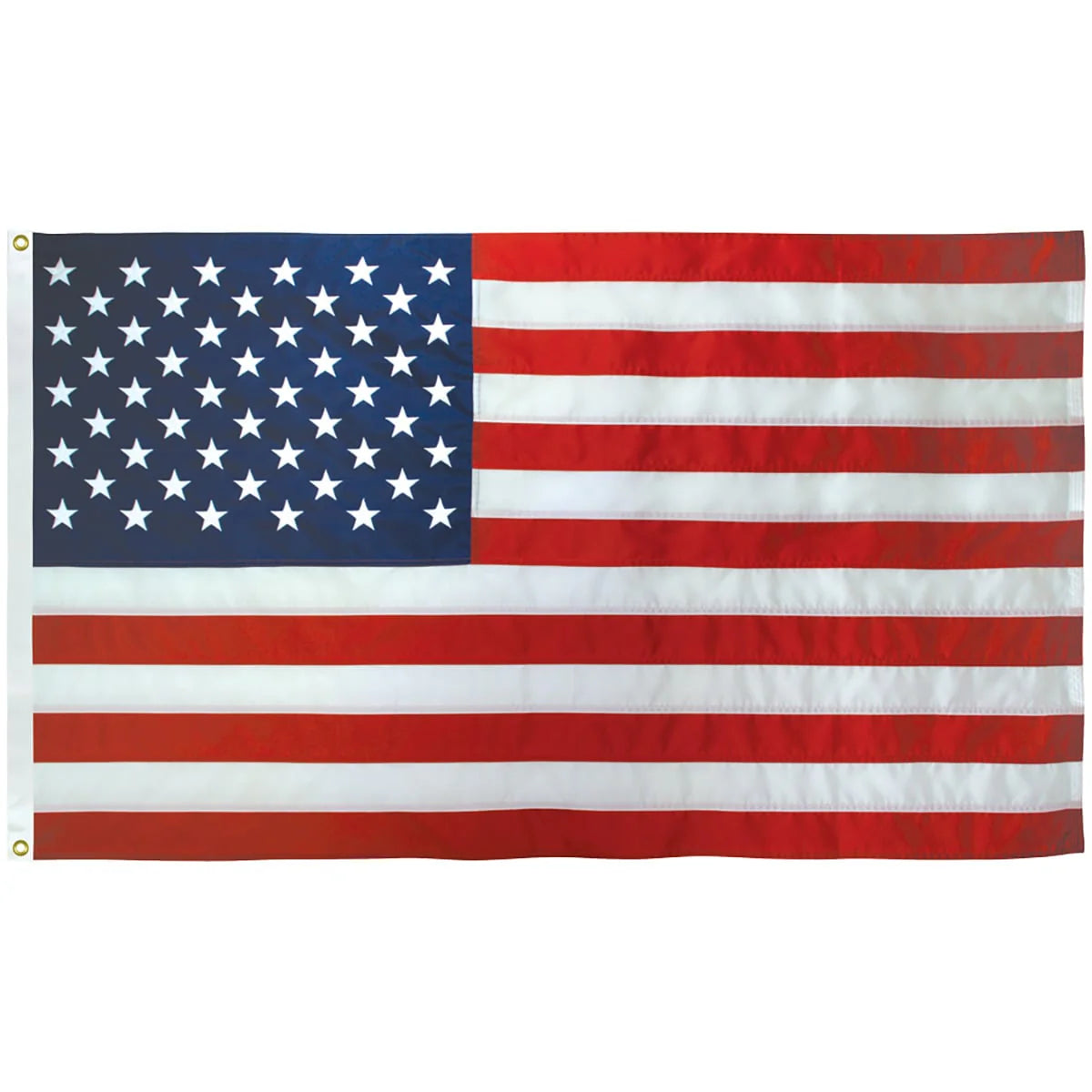 U.S. FLAGS - 2-Ply Polyester (Heavy Duty Outdoor) Made in the U.S.A.! (Multiple Sizes)