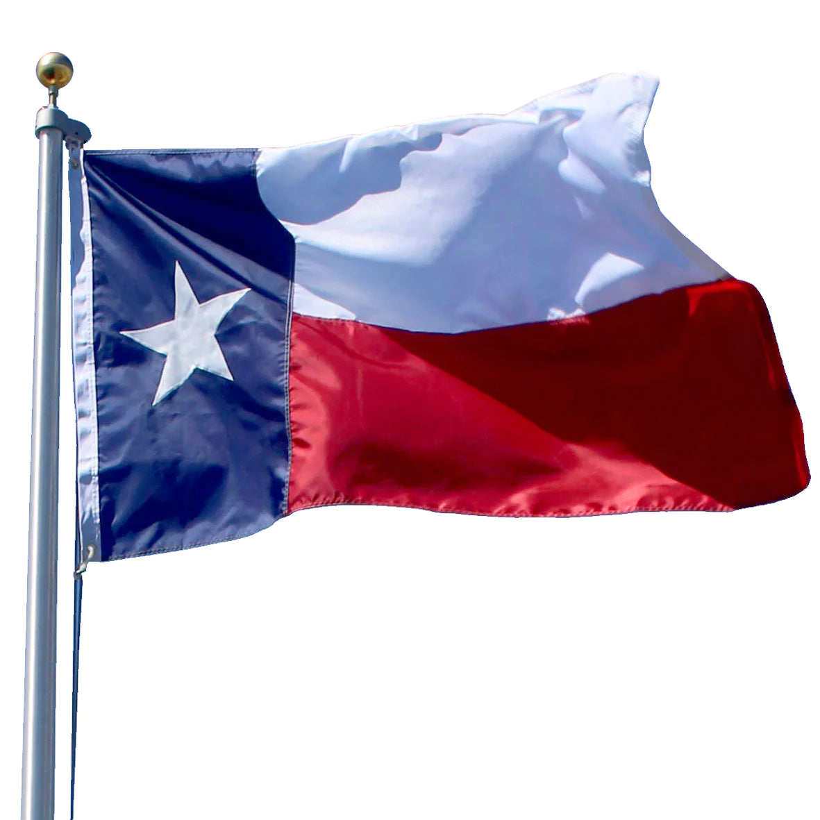 6' x 10' Texas Flag - 2 Ply Polyester (USA MADE)